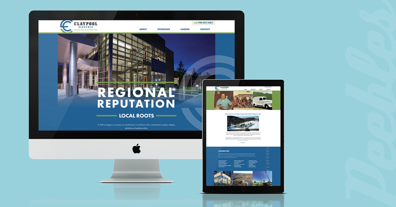Branding | Website Design | Claypool Electric | Peebles Creative Group