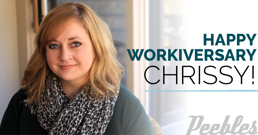 Chrissy Payne | Workiversary | Peebles Creative Group