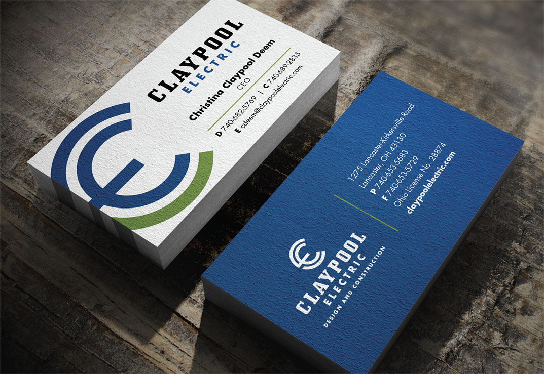 Branding | Print Design | Lancaster Ohio | Claypool Electric | Peebles Creative Group