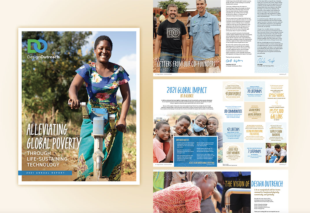 DO | Design Outreach | Malawi | Water | Christian | Nonprofit | Charity | Engineering | Peebles Creative Group | Faith Based | Branding | Annual Report | Catalyst Campaign