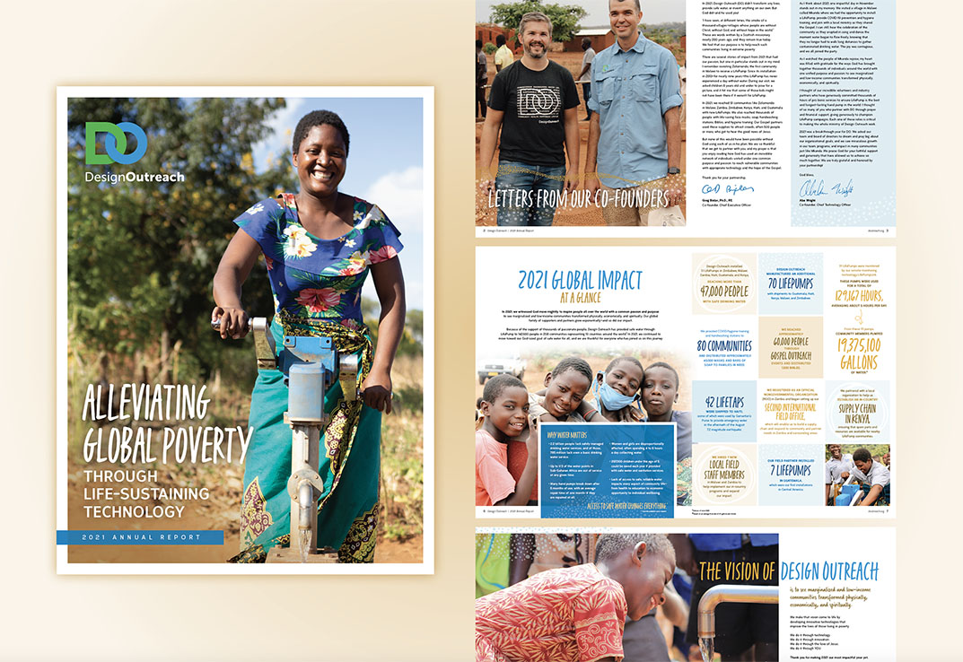 DO | Design Outreach | Malawi | Water | Christian | Nonprofit | Charity | Engineering | Peebles Creative Group | Faith Based | Branding | Annual Report | Catalyst Campaign
