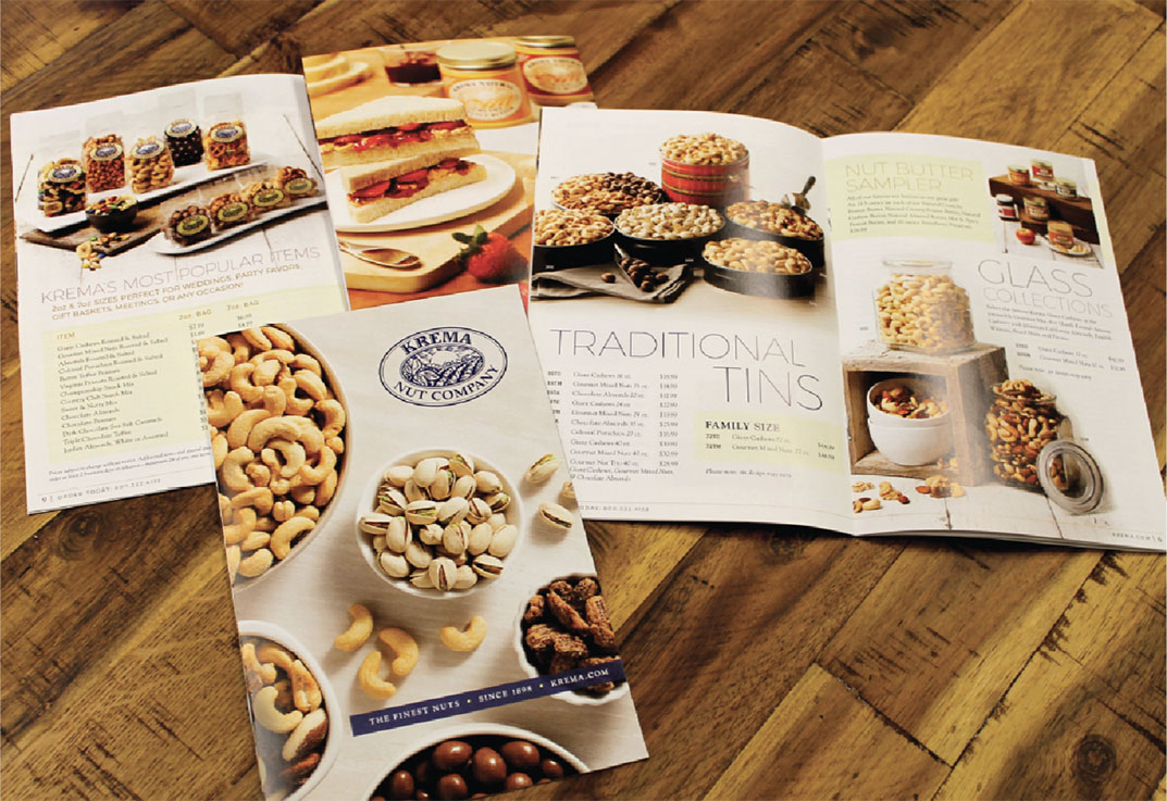Krema Nut Company | Grandview Heights | Catalog | Direct Mail | Peebles Creative Group