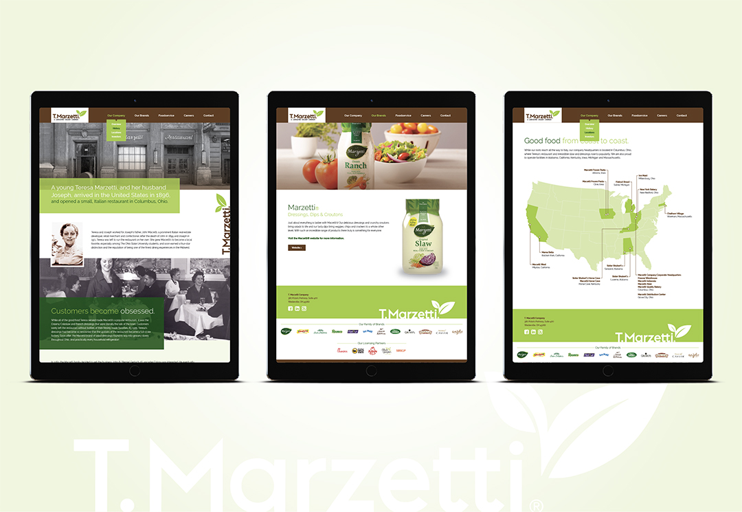 Mobilize Cloud | T. Marzetti | Lancaster Colony | Peebles Creative Group | Website Design