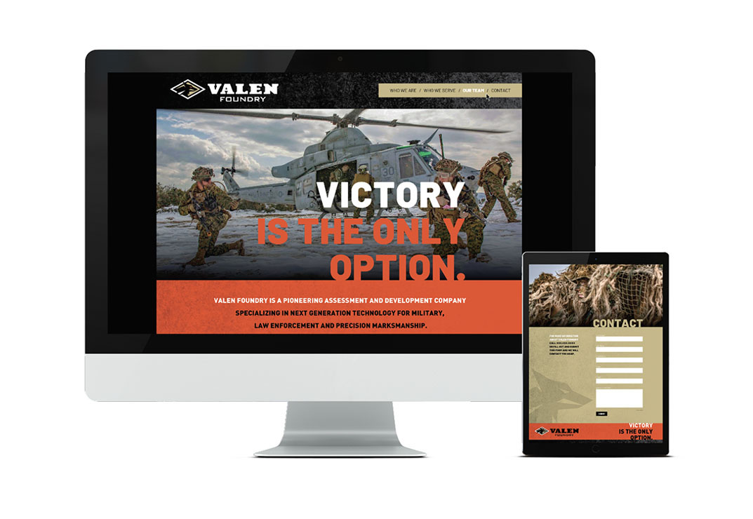 Website Design | Branding | Valen Foundry | Peebles Creative Group