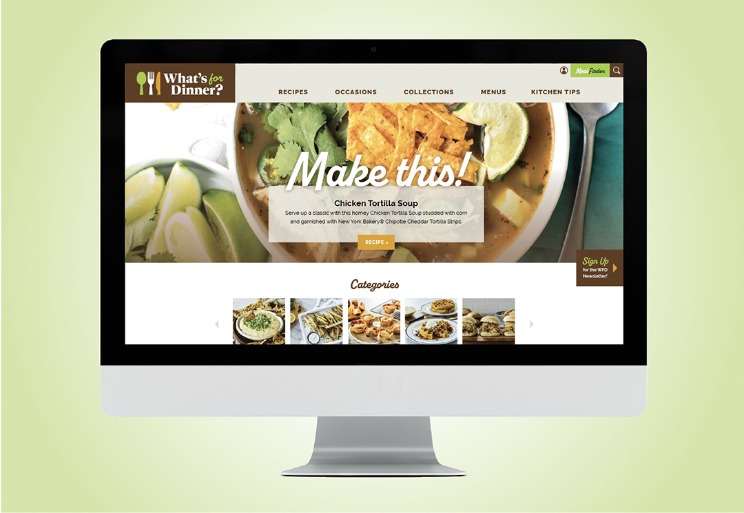 The Marzetti Company | Peebles Creative Group | Mobilize Cloud | What's for Dinner?