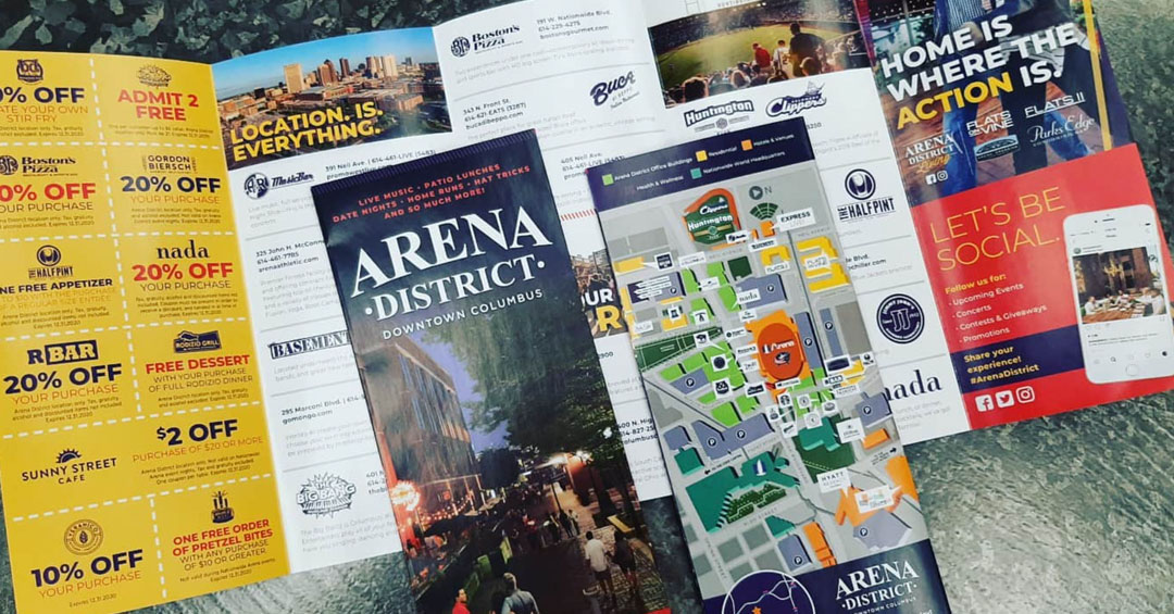 Print Design | Nationwide Realty | Arena District | Downtown Columbus | Peebles Creative Group