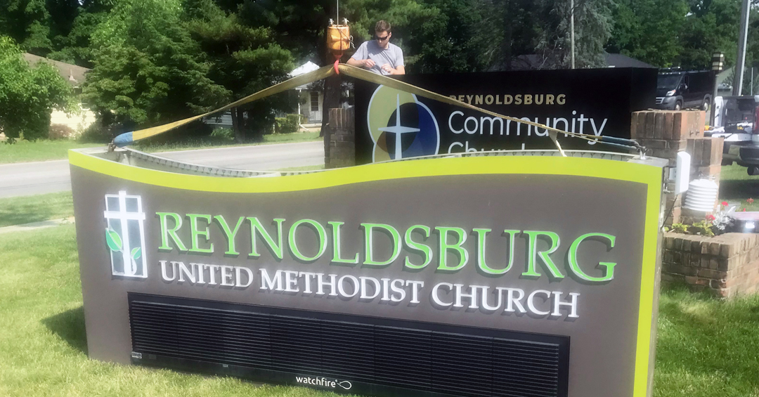 Branding | Christian | Faith Based | Logo Design | Reynoldsburg United Methodist Church | Reynoldsburg Community Church | Global Methodist Church | Peebles Creative Group