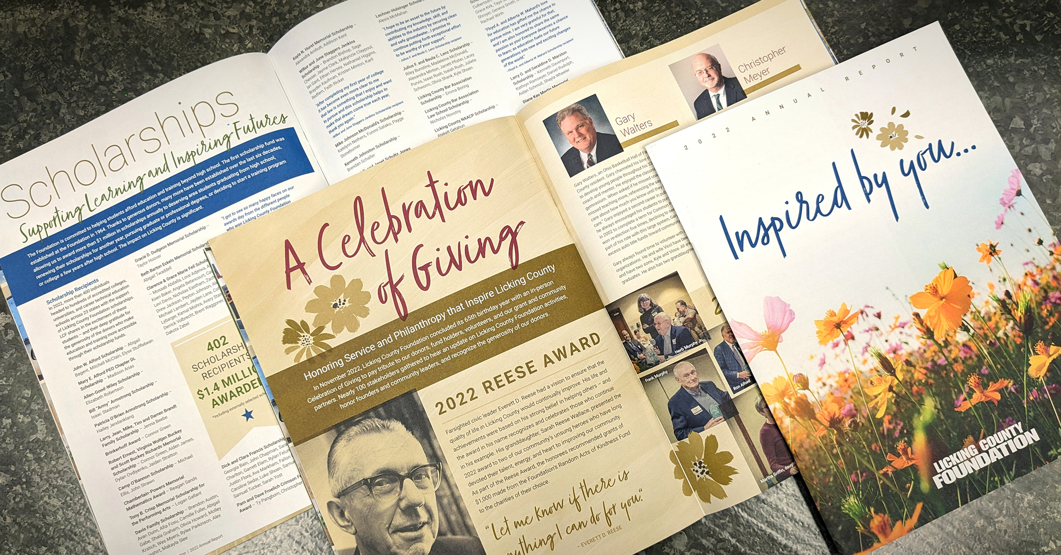 Licking County Foundation | Annual Report | Peebles Creative Group