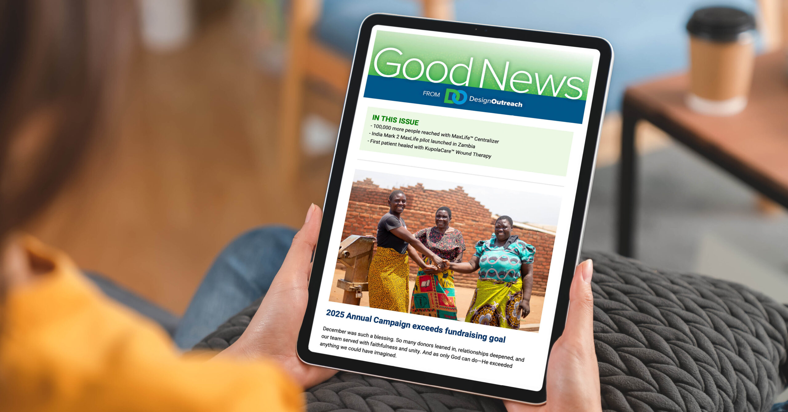 Peebles Creative Group | Design Outreach | Enews