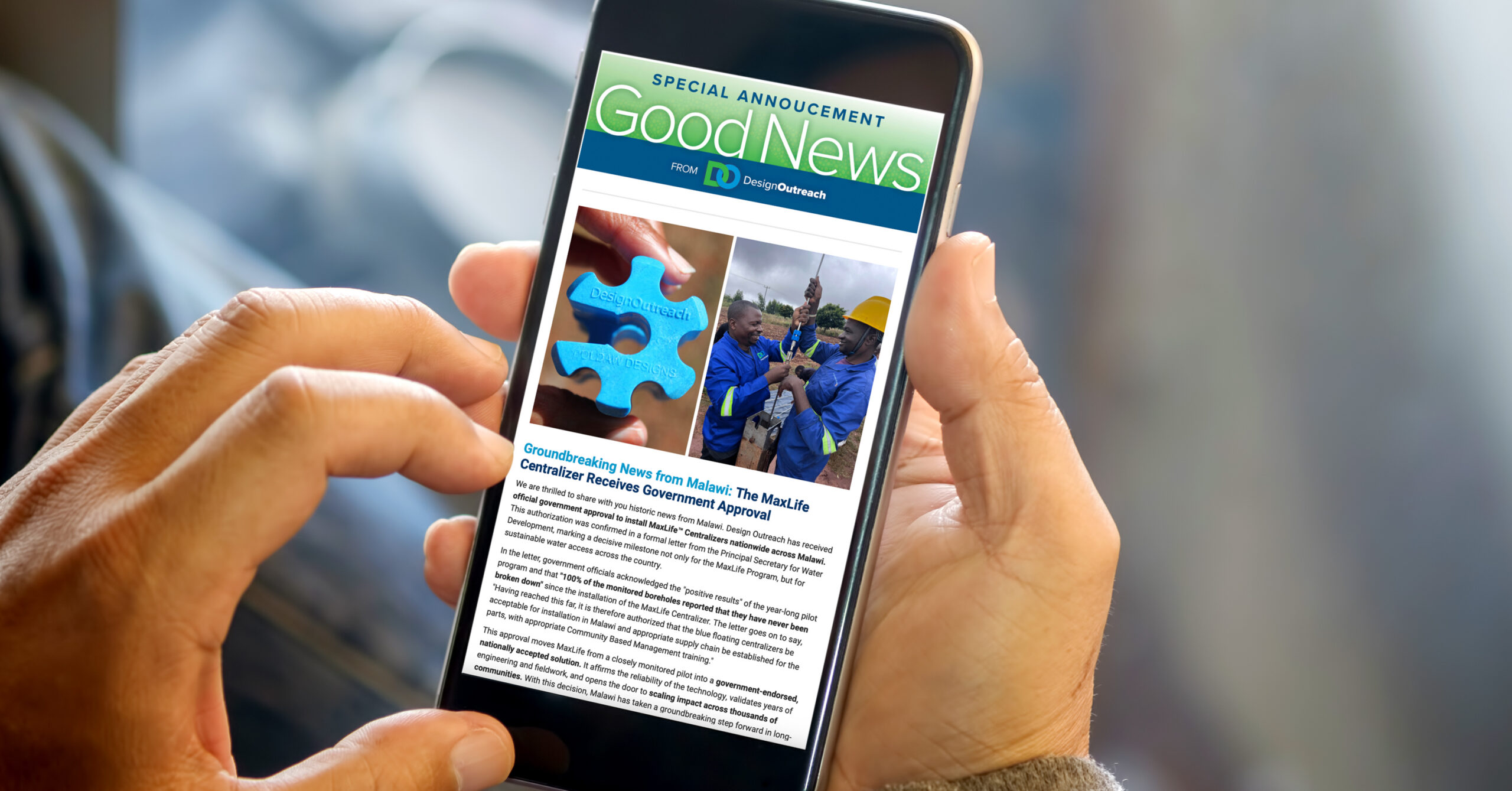 Peebles Creative Group | Design Outreach | Enews