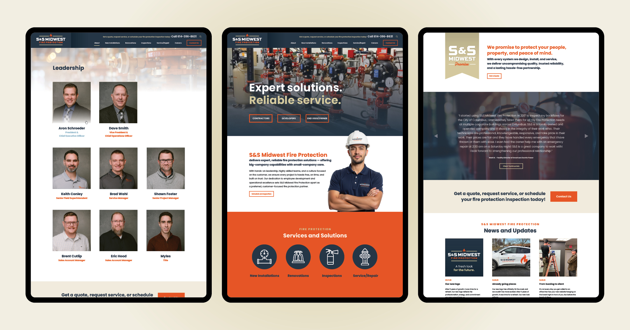 Peebles Creative Group | S&S Midwest Fire Protection