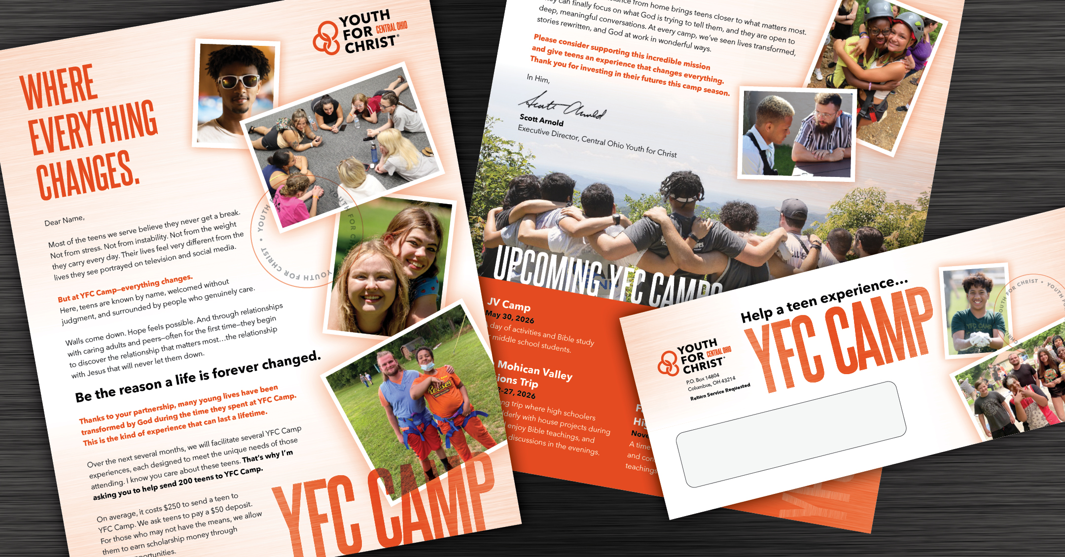 Peebles Creative Group | Central Ohio Youth for Christ | YFC Camp